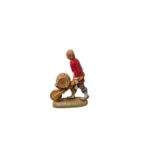 Pastore con carriola e botte Landi Moranduzzo 6 cm - immagine 3