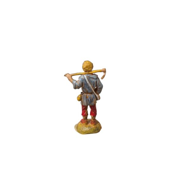 Pastore contadino con zappa Landi Moranduzzo 6 cm - immagine 3