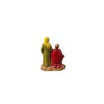 Pastore inginocchiato con agnello e donna Landi Moranduzzo 3,5 cm - immagine 3