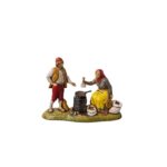 Scena venditrice di castagne 6 cm Landi Moranduzzo