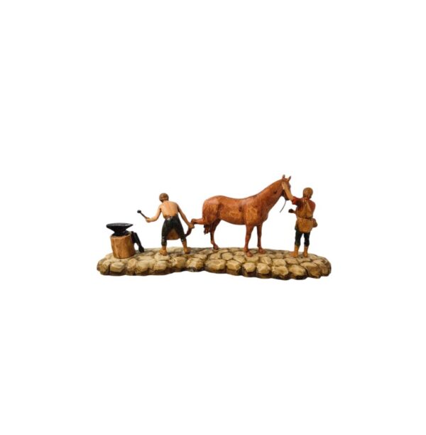 Gruppo pastore maniscalco Landi Moranduzzo 6 cm - immagine 3
