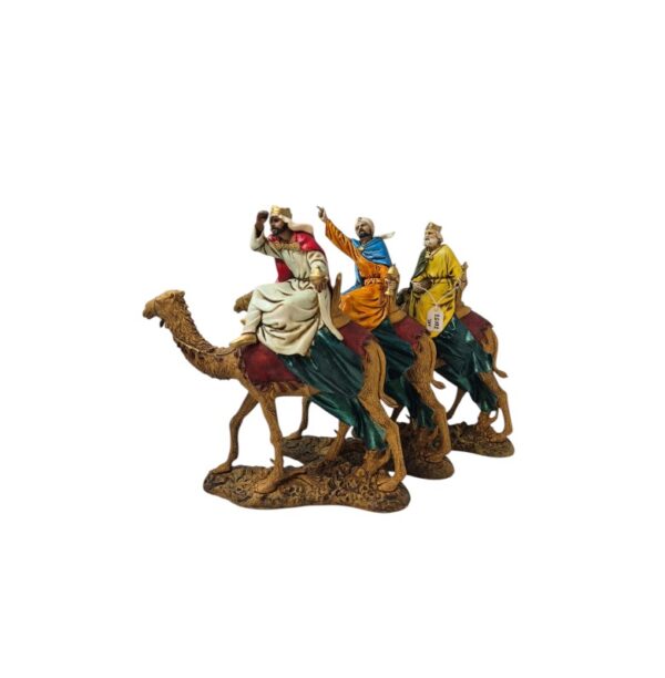 Tris Re Magi a cammello Landi Moranduzzo 12 cm