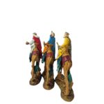Tris Re Magi a cammello Landi Moranduzzo 12 cm - immagine 2