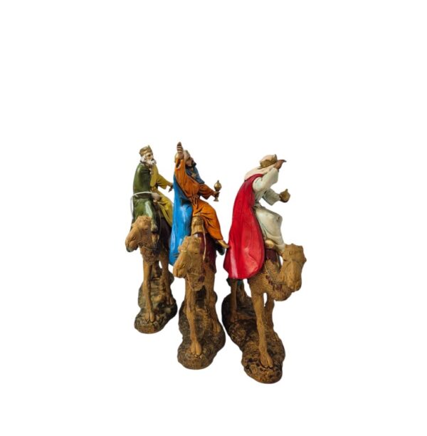 Tris Re Magi a cammello Landi Moranduzzo 12 cm - immagine 4