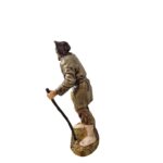 Pastore adorante con cane Landi Moranduzzo 12 cm - immagine 2