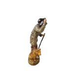 Pastore adorante con cane Landi Moranduzzo 12 cm - immagine 4