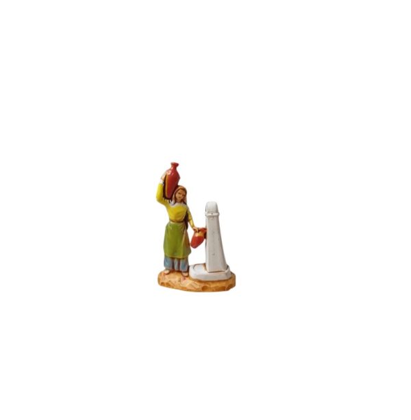 Donna con anfore alla fontana Landi Moranduzzo cm 3,5