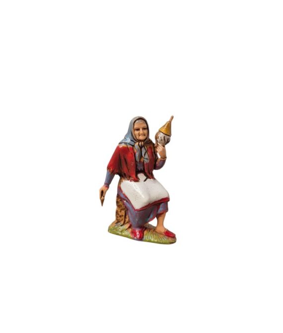 Pastore Vecchia filatrice Landi Moranduzzo 8 cm