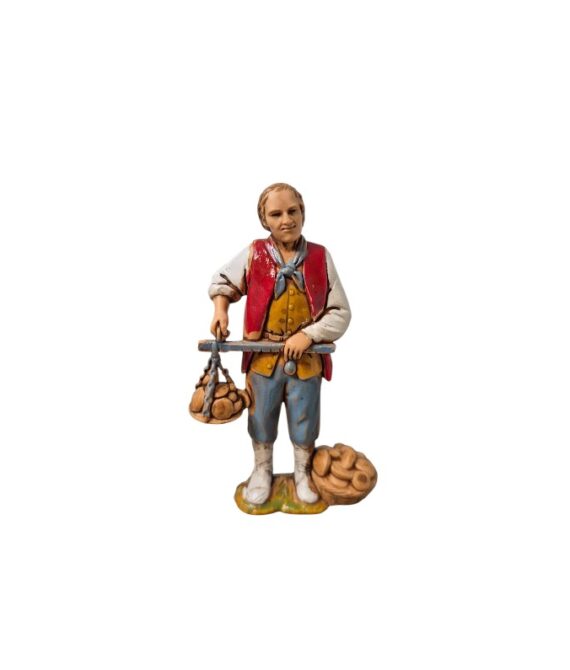 Pastore venditore di funghi Landi Moranduzzo 8 cm
