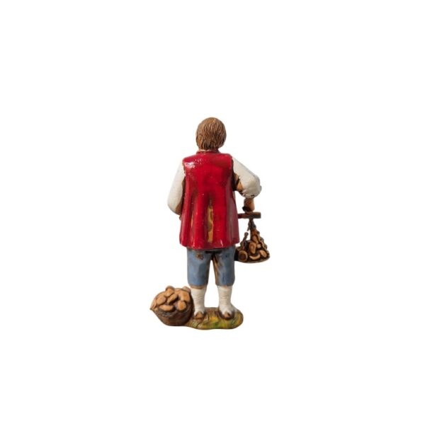Pastore venditore di funghi Landi Moranduzzo 8 cm - immagine 3