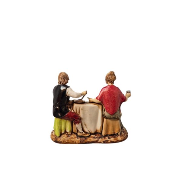 Pastori al tavolo Landi Moranduzzo 8 cm - immagine 2