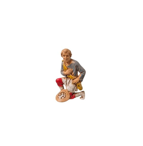 Pastore adorante inginocchiato Landi Moranduzzo 8 cm