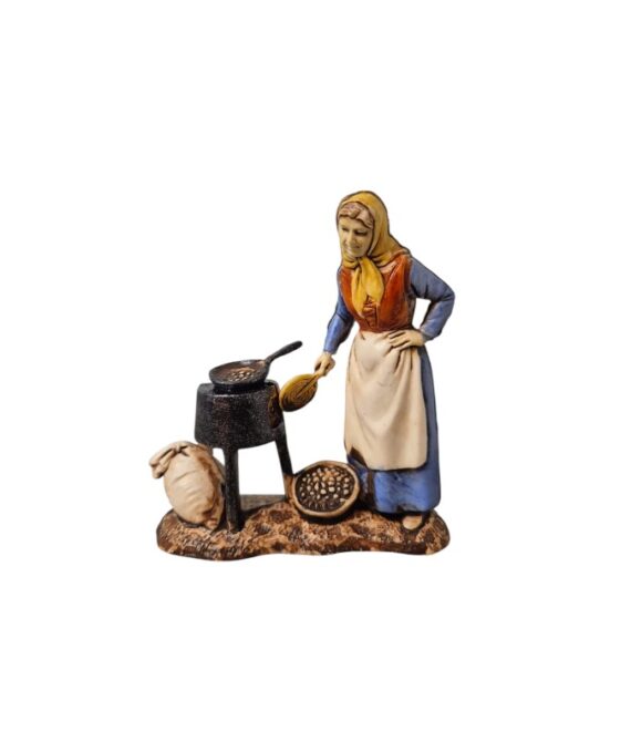 Venditrice di castagne Landi Moranduzzo 8 cm