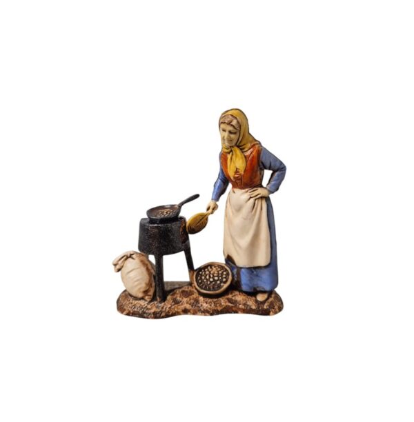 Venditrice di castagne Landi Moranduzzo 8 cm