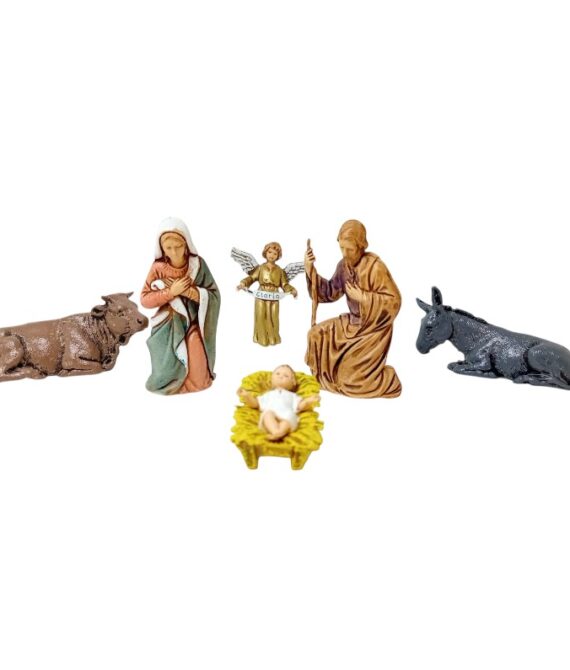 Natività 6 soggetti Landi Moranduzzo 8 cm