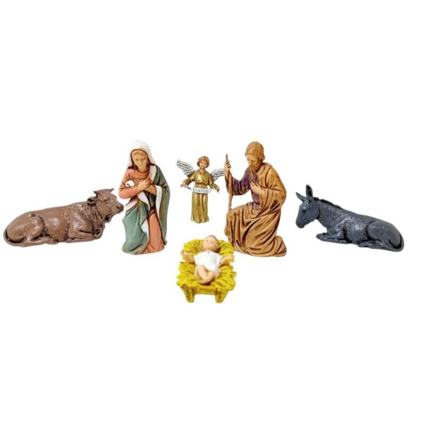 Natività 6 soggetti Landi Moranduzzo 8 cm