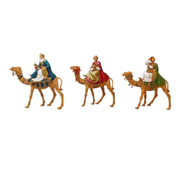 Tre Re Magi a Cammello cm 8 Landi Moranduzzo