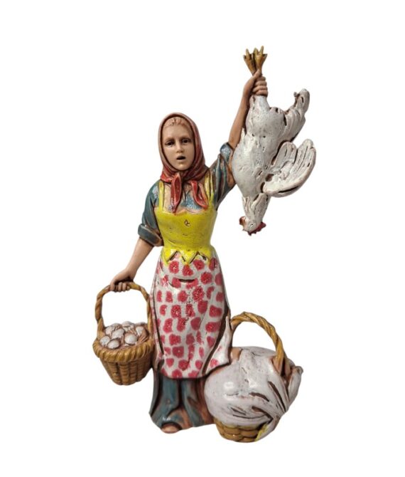 Pastore venditrice di polli Landi Moranduzzo 10 cm