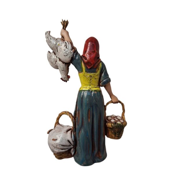 Pastore venditrice di polli Landi Moranduzzo 10 cm - immagine 3