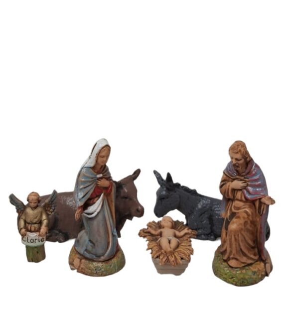 Natività sei soggetti Landi Moranduzzo cm 6