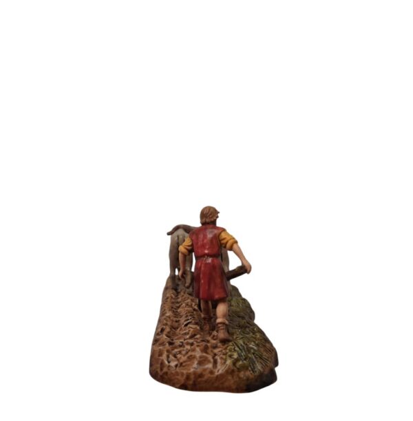 Pastore Contadino con aratro serie 6 cm Landi Moranduzzo - immagine 3