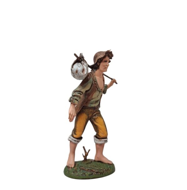 Pastore viandante con fagotto Landi Moranduzzo 12 cm - immagine 2