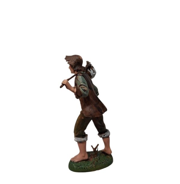 Pastore viandante con fagotto Landi Moranduzzo 12 cm - immagine 4