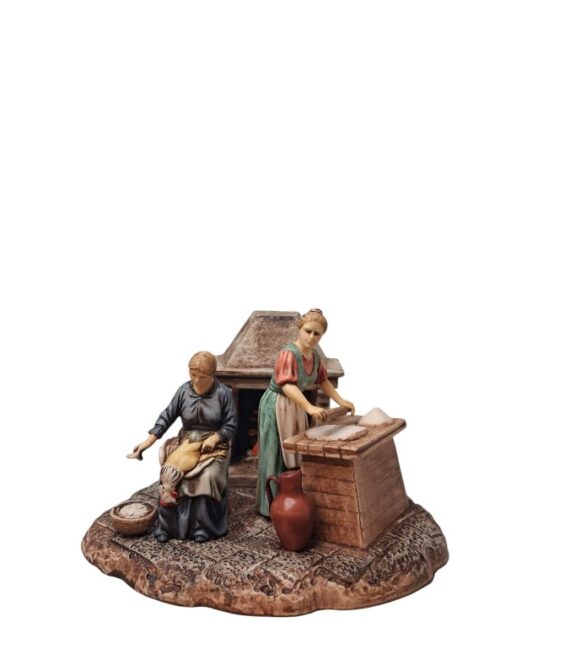 Scena donne in cucina Landi Moranduzzo 10 cm