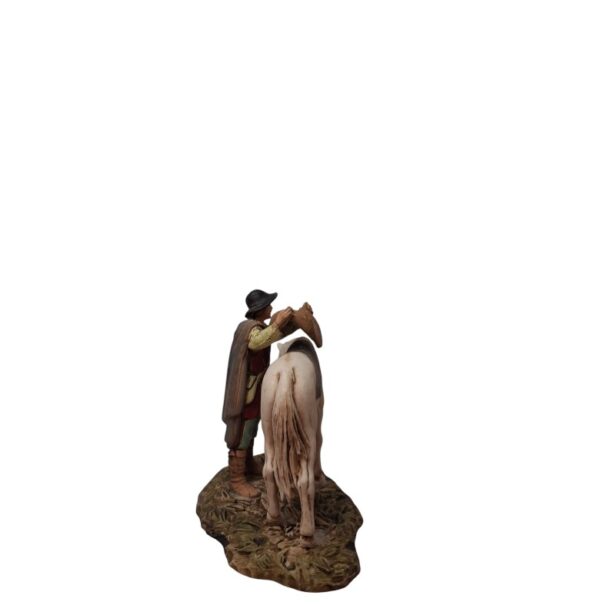 Pastore Uomo con cavallo Landi Moranduzzo 10 cm - immagine 4