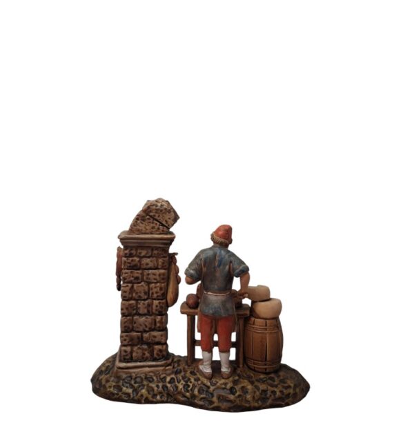 Scena Pastore salumiere con banco Landi Moranduzzo 10 cm - immagine 3