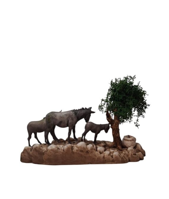 Gruppo asini serie 8 cm Landi Moranduzzo
