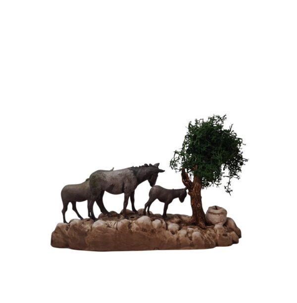 Gruppo asini serie 8 cm Landi Moranduzzo