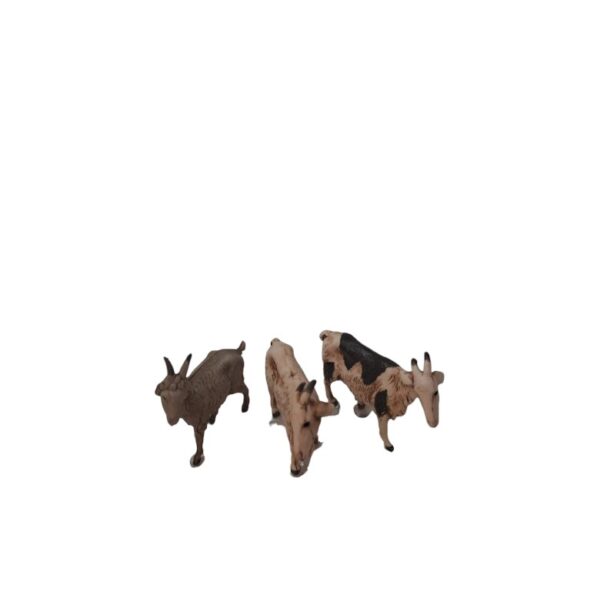 Set 3 capre per presepe da 10 cm Landi Moranduzzo - immagine 2