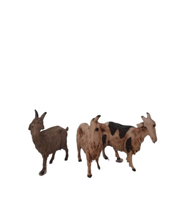 Set 3 capre per presepe da 10 cm Landi Moranduzzo