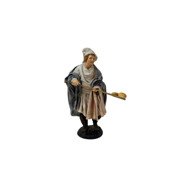 Pastore panettiere in terracotta 22 cm