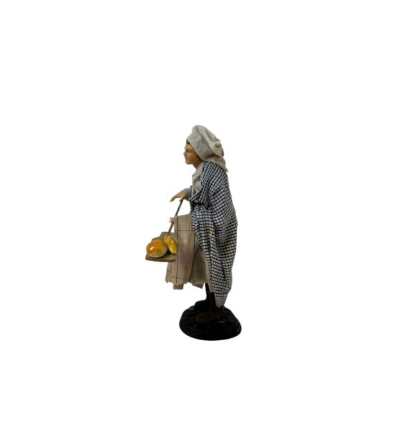 Pastore panettiere in terracotta 22 cm - immagine 4