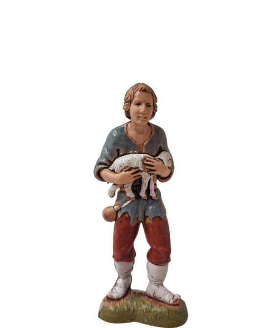 Pastorello con agnello Landi Moranduzzo cm 10