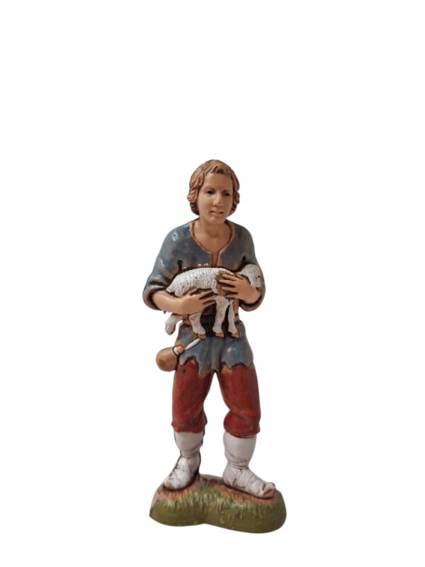 Pastorello con agnello Landi Moranduzzo cm 10
