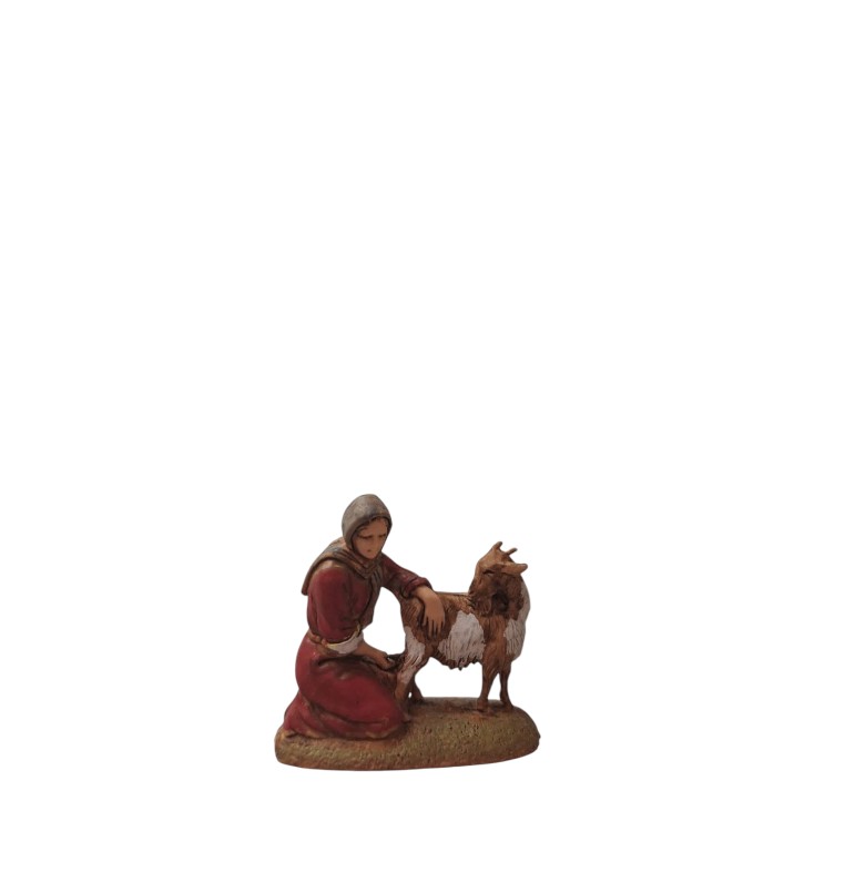 Moranduzzo Donna Alla Fontana – Statuetta In Miniatura 3,5 Cm, Multicolore, Made In Italy, Per Decorazione E Presepi