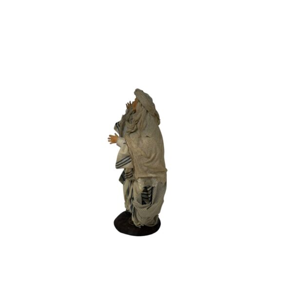 Pastore con sacco in terracotta vestito cm 22 - immagine 3