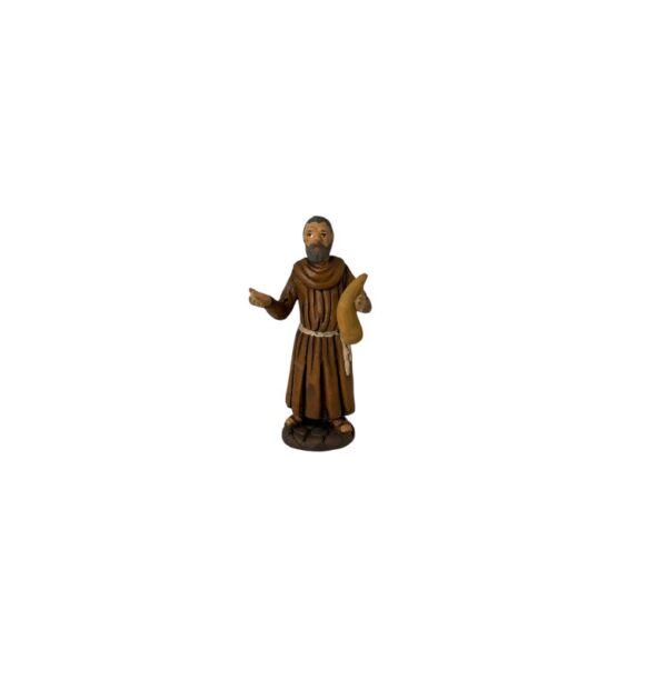 Pastore frate in terracotta cm 10