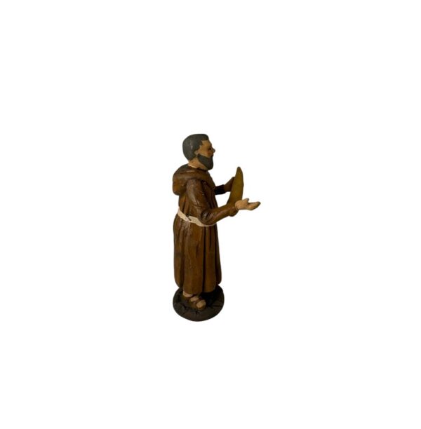 Pastore frate in terracotta cm 10 - immagine 3