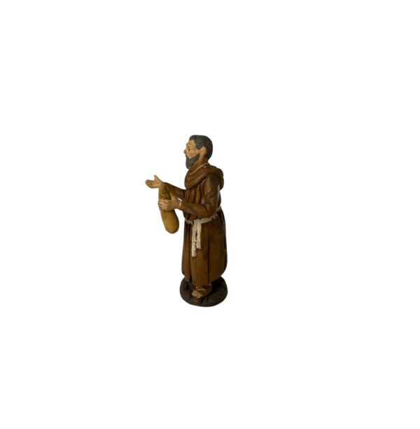 Pastore frate in terracotta cm 10 - immagine 4