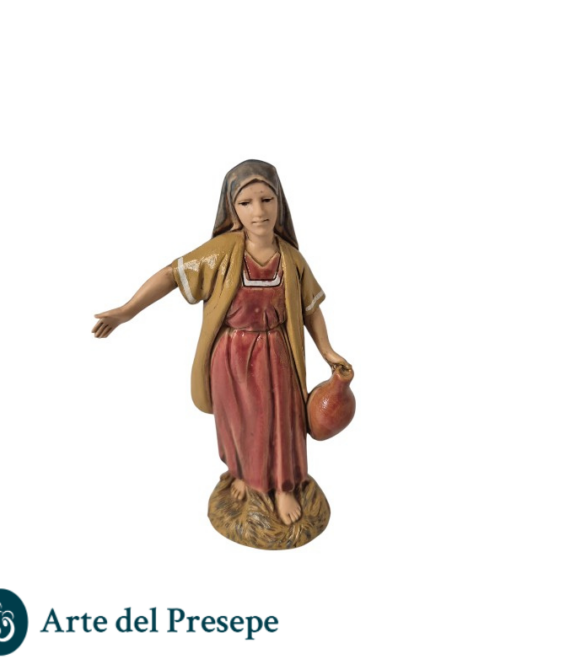 Donna con anfora da 10cm stile storico 25/407