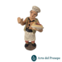 Pastore cuoco con spaghetti in Terracotta da 10cm 25/293