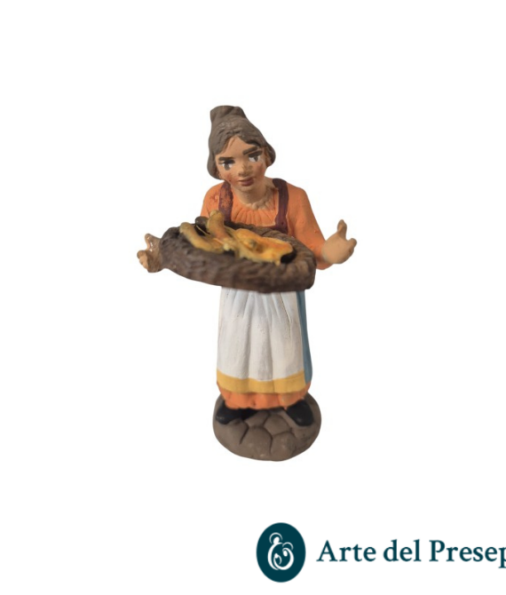 Panettiere donna in Terracotta da 10cm 25/292