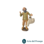 Pastore con agnello appeso in braccio in Terracotta da 10cm 25/304