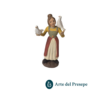 Donna con colomba in mano e in spalla in Terracotta da 10cm 25/310