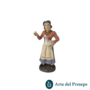 Donna con papera in braccio in Terracotta da 10cm 25/311