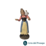 Donna con colomba in spalla in Terracotta da 10cm 25/312
